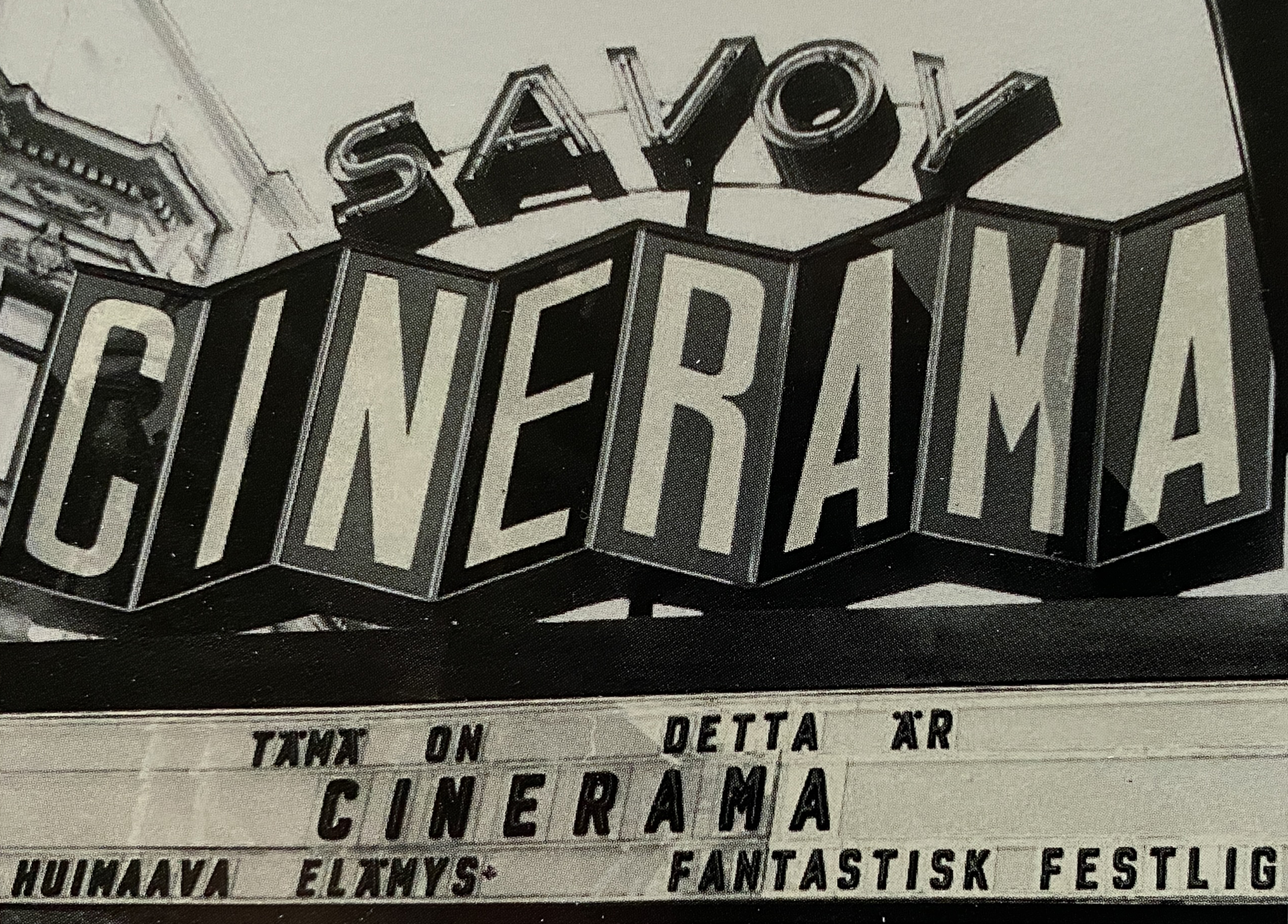 Savoyn Cinerama-valomainos 1964